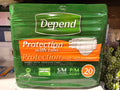 Depend adult diapers (unisex)