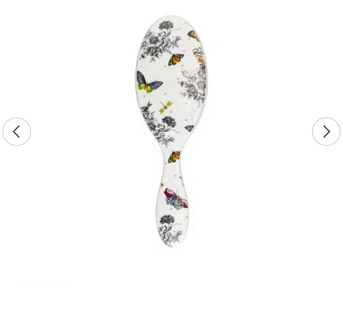 Wet Brush x Mackenzie Childs OG Detangler Hair Brush - Butterfly Toile: For All Hair Types, Nylon Bristles, Plastic, Travel Size