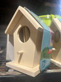 Wooden Birdhouse for painting