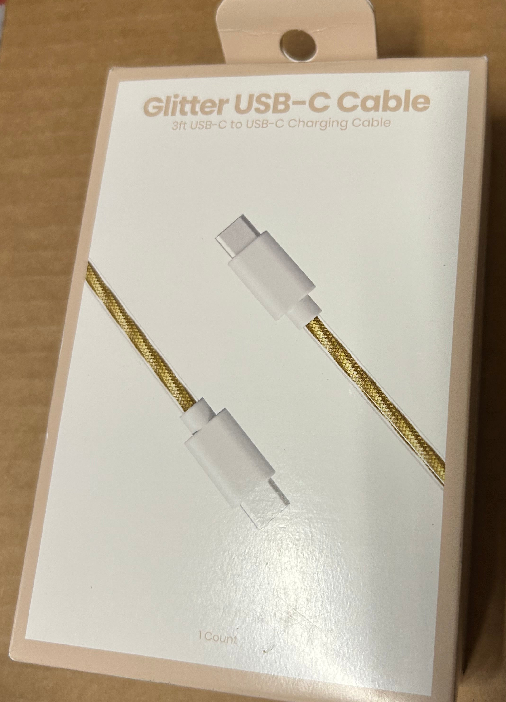Glitter USB-C Cable