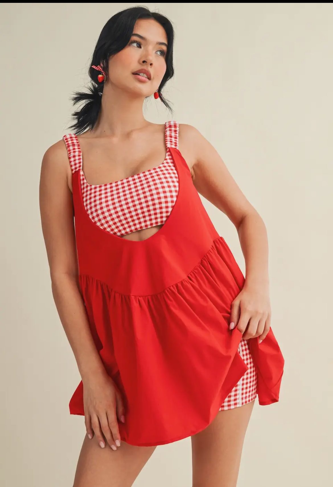 Gingham Double Lined