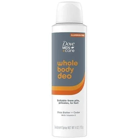Dove Men +Care Whole Body Deodorant Spray for Men Shea Butter & Cedar  4 oz