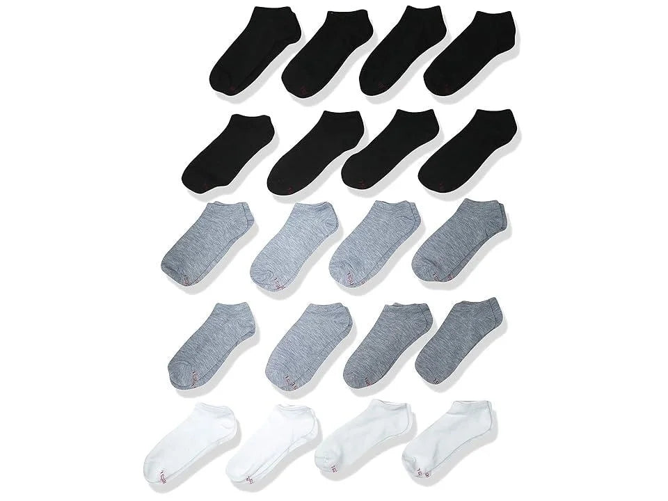 Hanes Boys' 20Pk No Show Athletic Socks