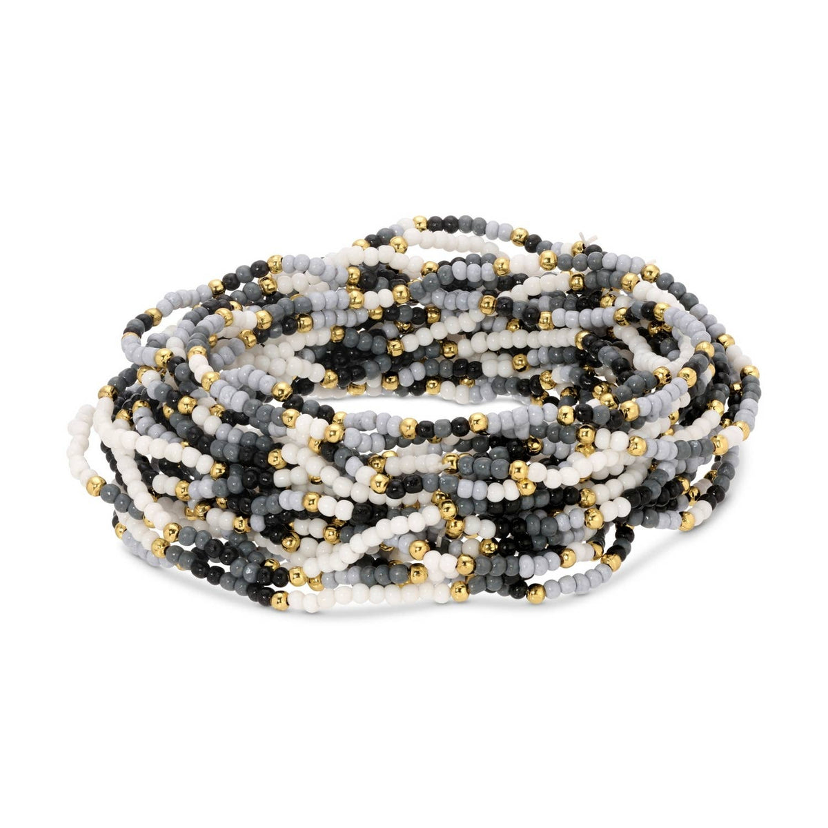 Set/24 Asst 2mm Stretch Seed Bead Bracelets