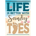 "Sandy Toes" Dura Soft™ Garden Flag