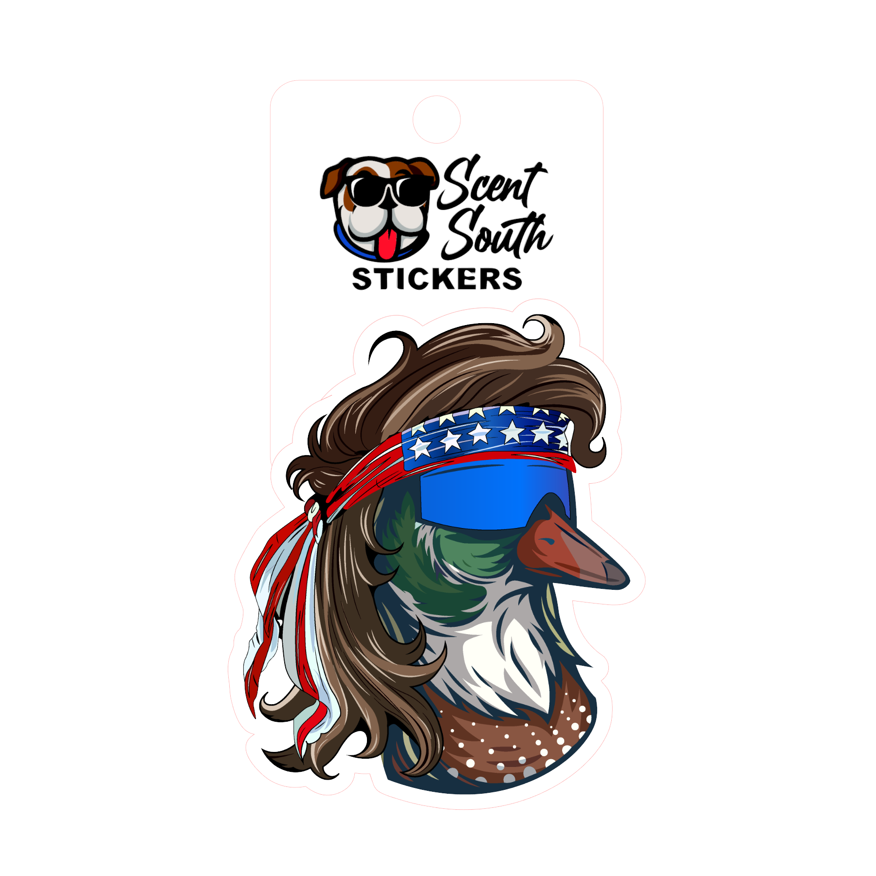 Mullet duck - Sticker