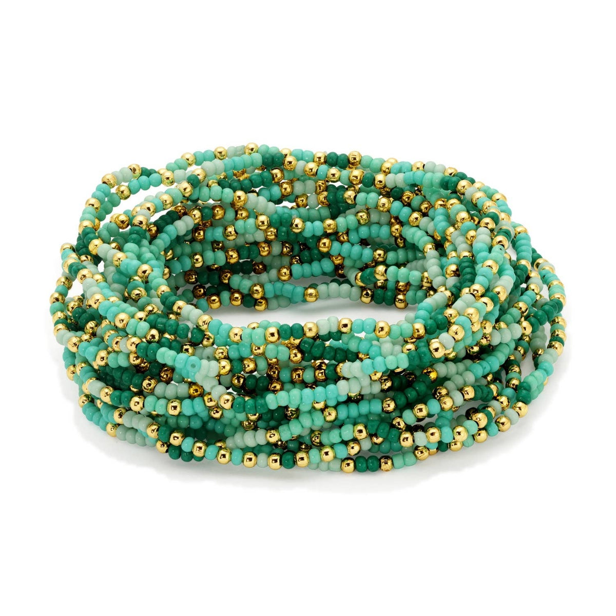 Set/24 Asst 2mm Stretch Seed Bead Bracelets
