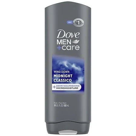 Dove Men+Care Body & Face Wash for Men Midnight Classico for Calm  Replenished & Hydrated Skin  18 oz