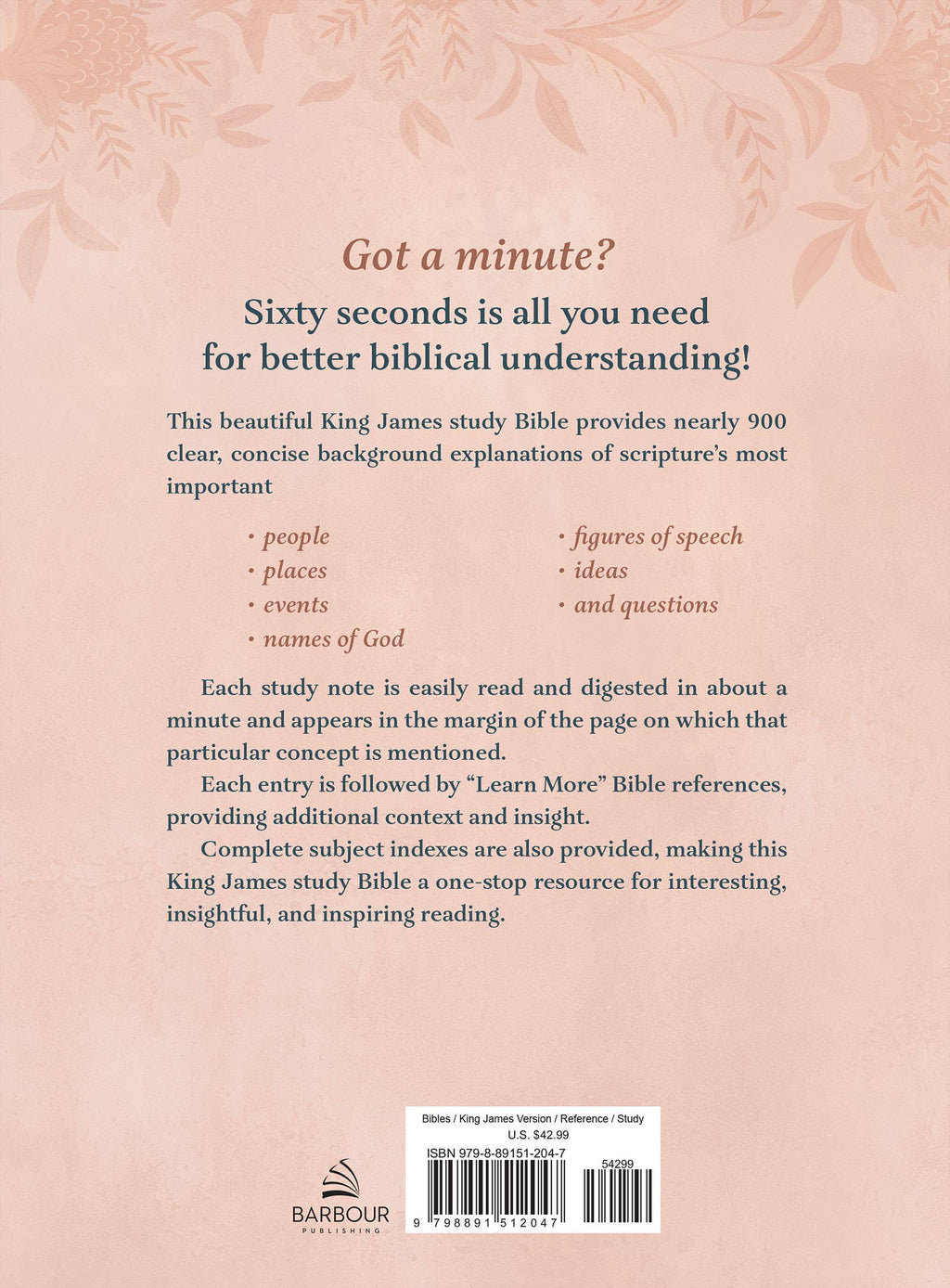 The King James Study Bible [Women's Cover]