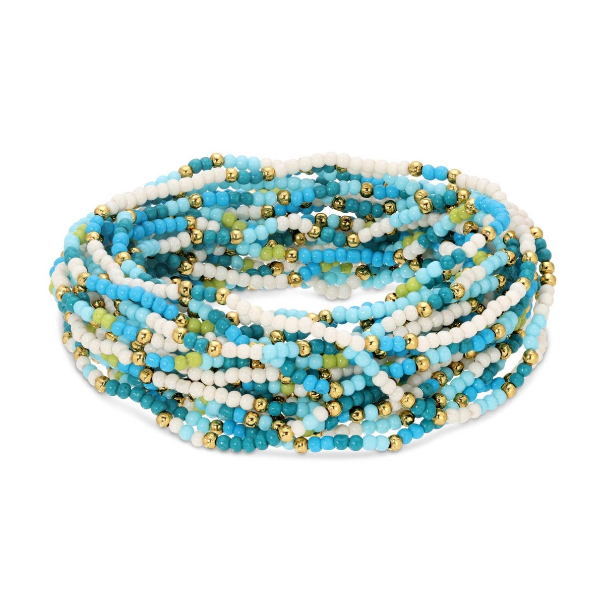 Set/24 Asst 2mm Stretch Seed Bead Bracelets