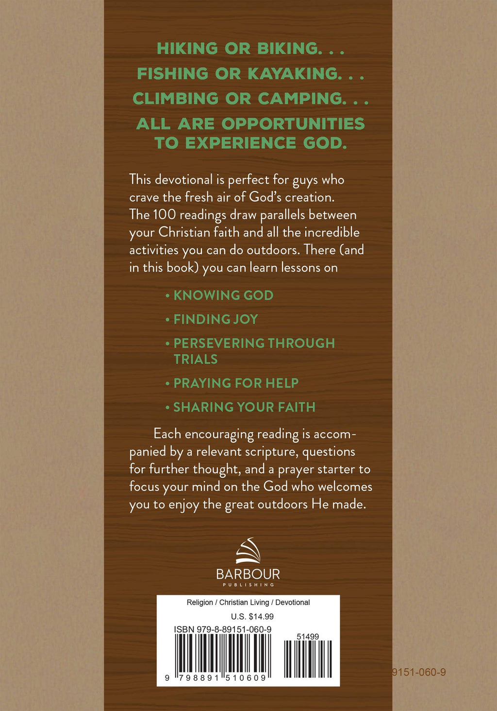 The Outdoor Adventure Devotional