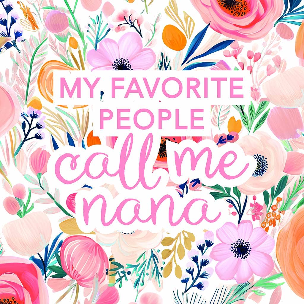 Car Coaster-My Favorite People Call Me Nana