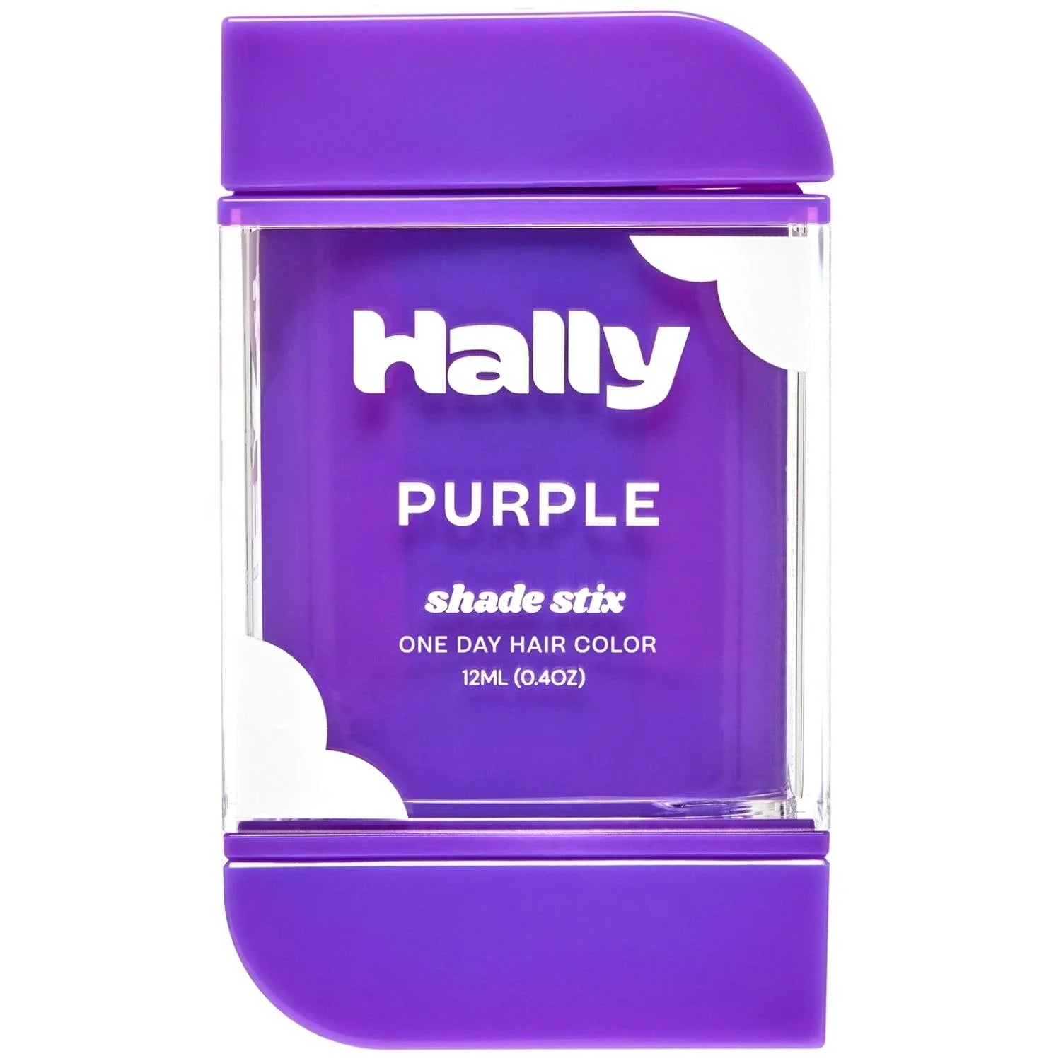 Hally Hair Shade Stix  Patent-Pending Temporary Hair Makeup  Purple  Vegan  12 ml