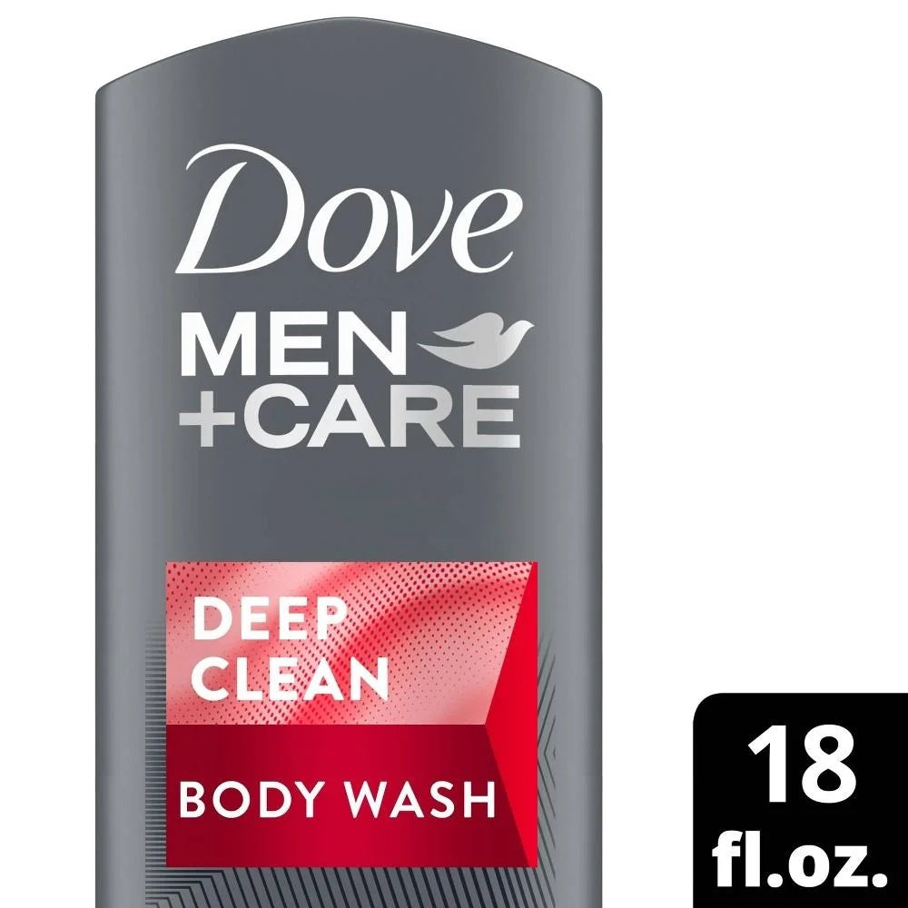 Dove Men + Care Body and Face Wash, Deep Clean 18 Oz