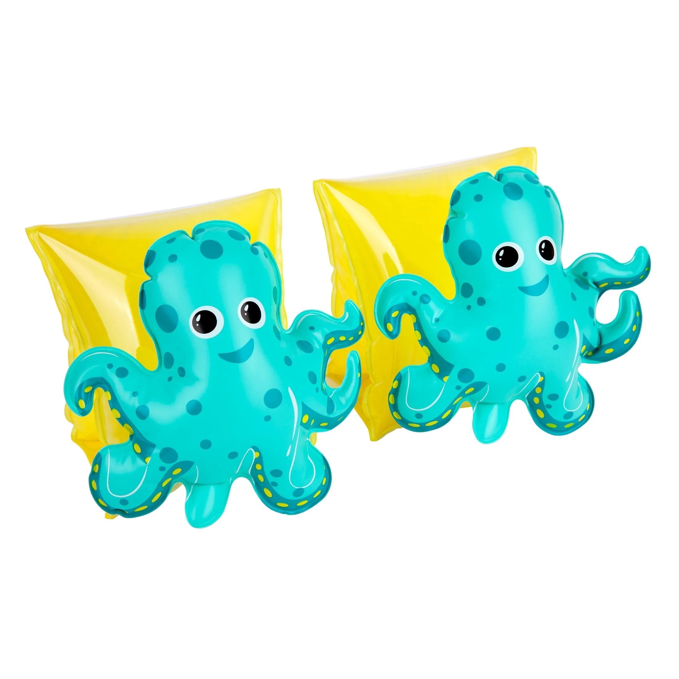 Coconut Grove by Sunnylife -Kids  Unisex Inflatable Swim Arm Bands Oscar the Octopus  Green-Age 3-6 Years-Pool & Float Toy