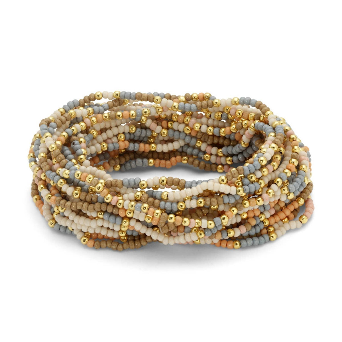 Set/24 Asst 2mm Stretch Seed Bead Bracelets