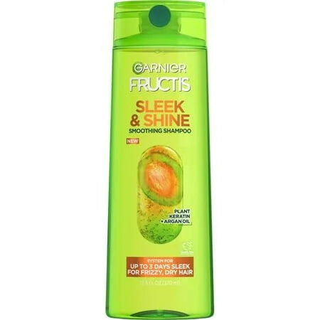 Garnier Fructis Sleek & Shine Smoothing Shampoo For Frizzy Hair Oz