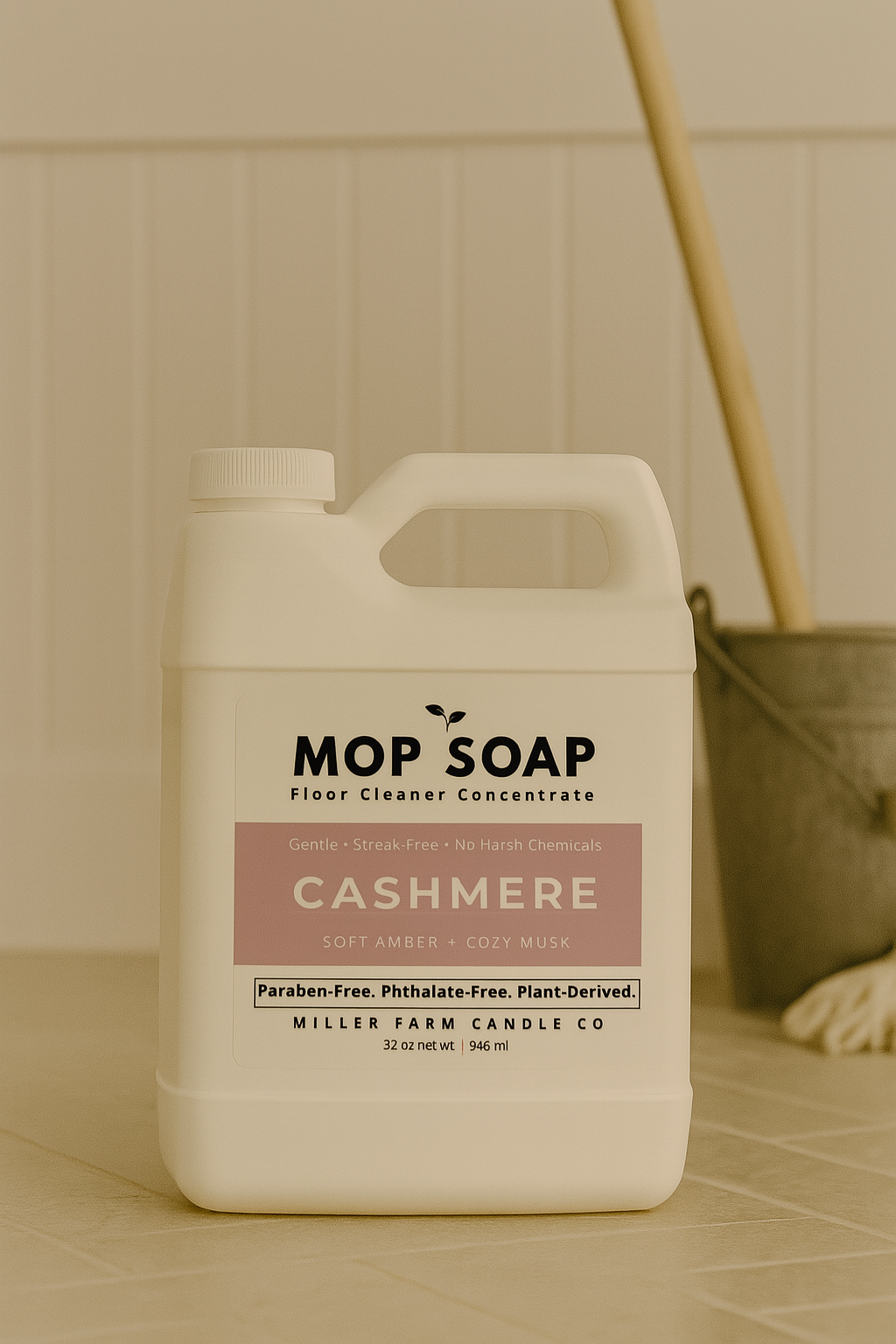 Mop Soap Concentrated Floor Cleaner – 32 oz, Multiple Scents