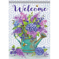 "Lilacs & Hydrangeas" Dura Soft™ Garden Flag