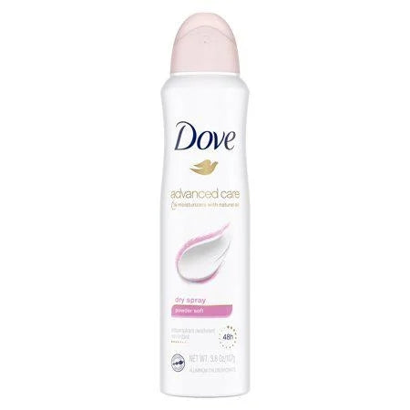 Dove Powder Soft Dry Antiperspirant / Aluminum Chlorohydrate / Aerosol