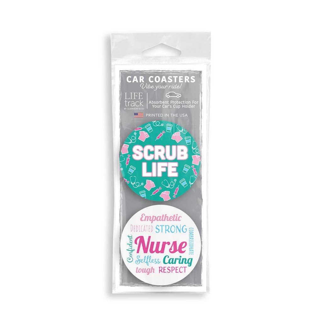 Car Coaster Pack - Nursing Attributes