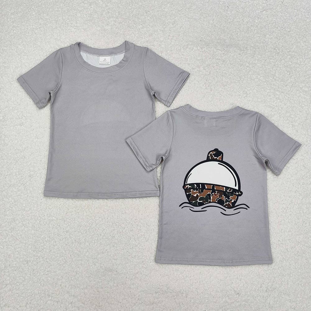 5 Back Prints Baby Boys Hunting Short Sleeve Tee Shirts Tops