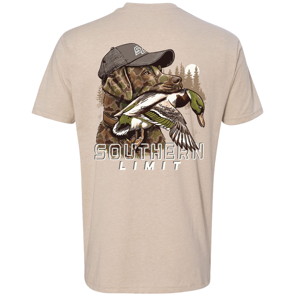 SL-130 Southern Limit Camo Duck Dog - Cream