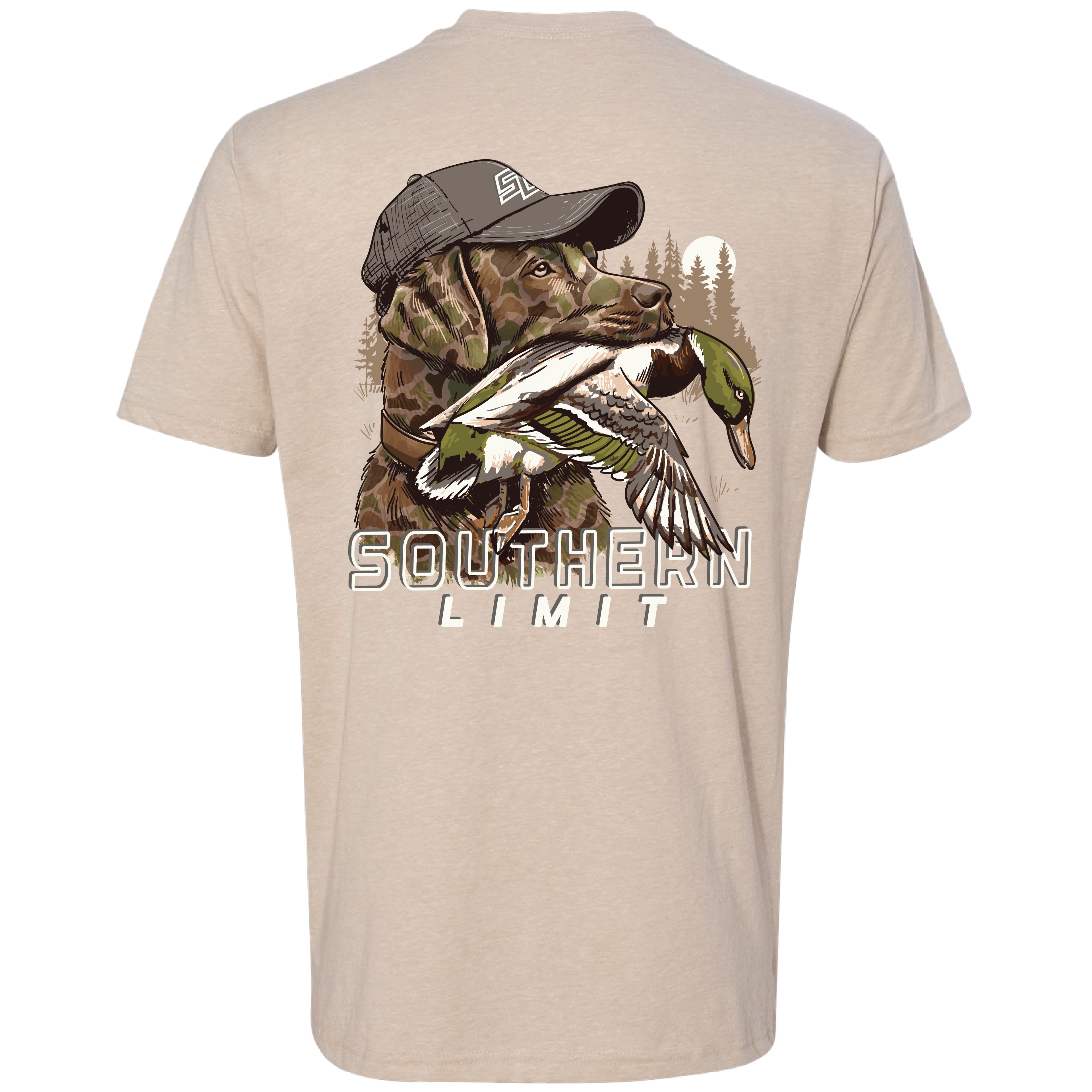 SL-130 Southern Limit Camo Duck Dog - Cream
