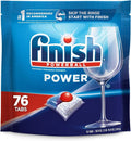Finish Powerball Power Easy to Use Wrapper Free Pre-Measured Dish Tabs  Fresh  38.8 oz Plastic Bag