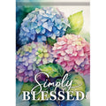 "Hydrangeas In Bloom" Dura Soft™ Garden Flag