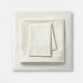King 400 Thread Count Solid Performance Sheet Set Sour Cream