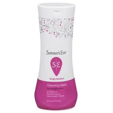 Summer’s Eve Simply Sensitive Daily Feminine Wash Odor Balanced Fl oz