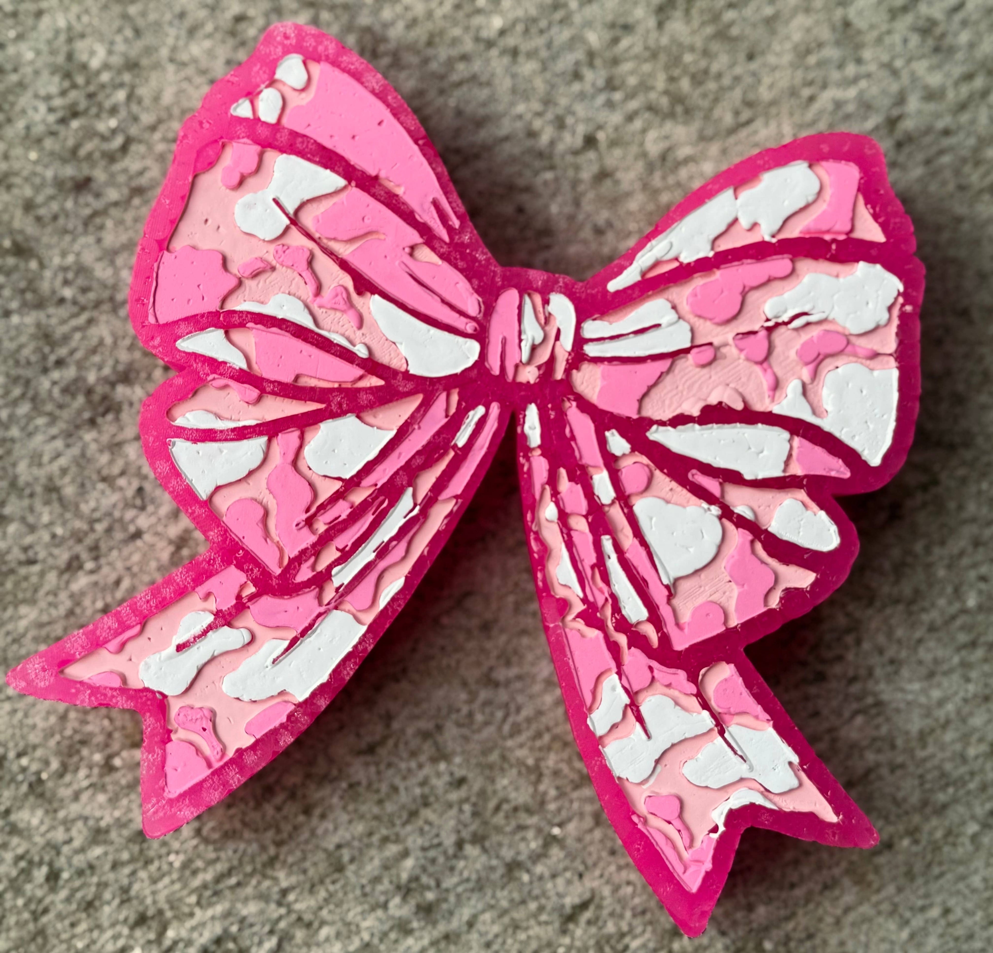 Large Camo Bow Car Freshener