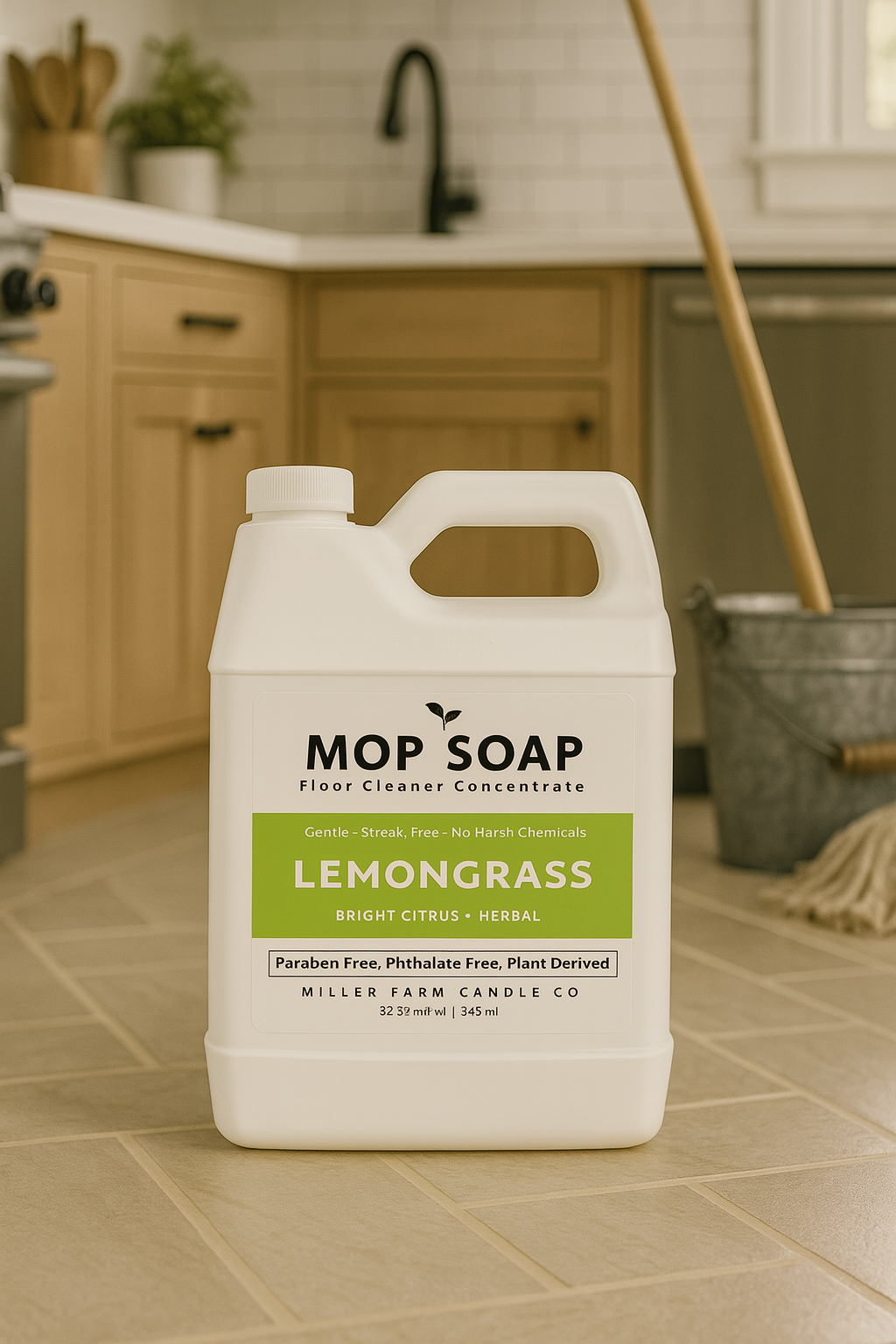 Mop Soap Concentrated Floor Cleaner – 32 oz, Multiple Scents
