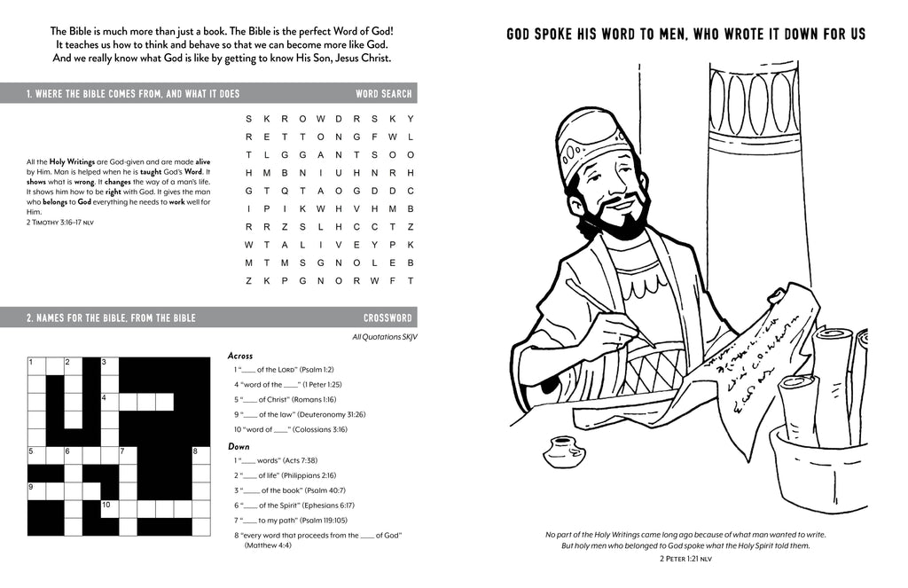 Know Your Bible Activity Book for Kids