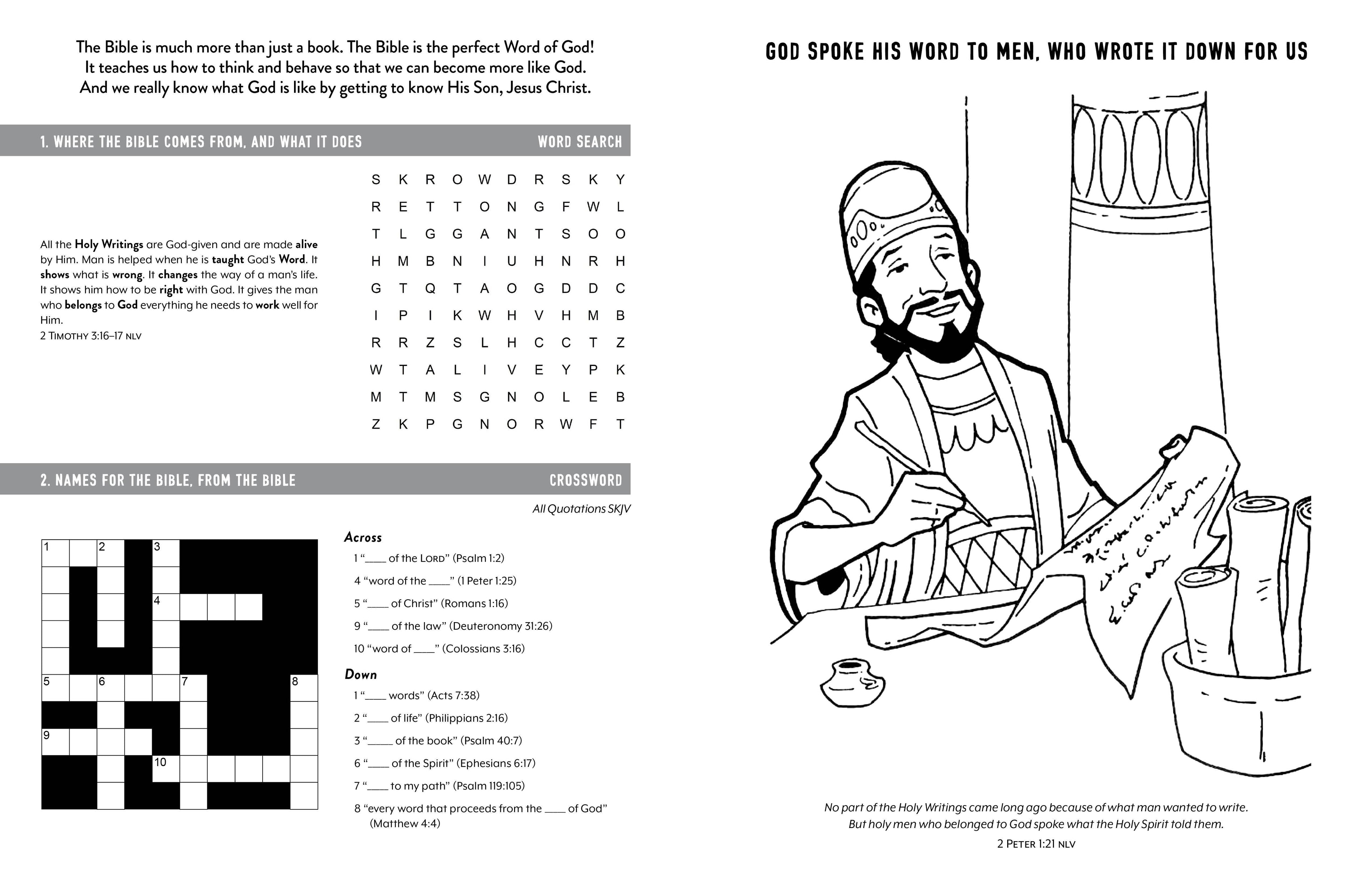 Know Your Bible Activity Book for Kids