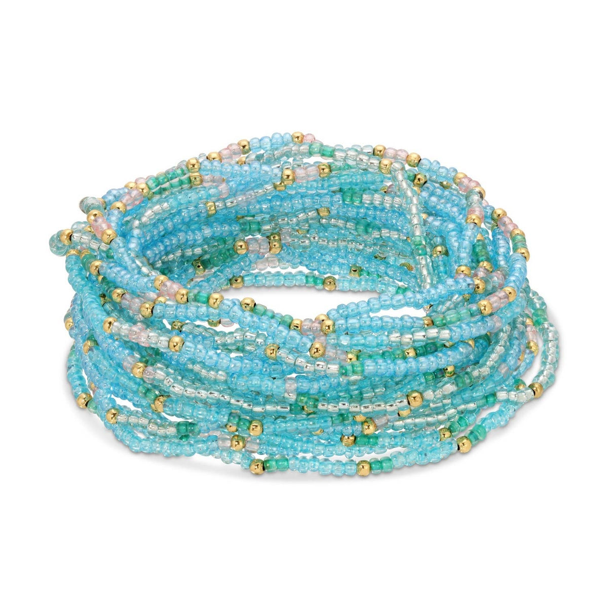 Set/24 Asst 2mm Stretch Seed Bead Bracelets
