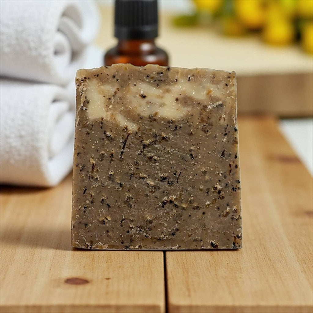 Coffee Vanilla Tallow Soap – Gourmand Scent, Natural Coffee
