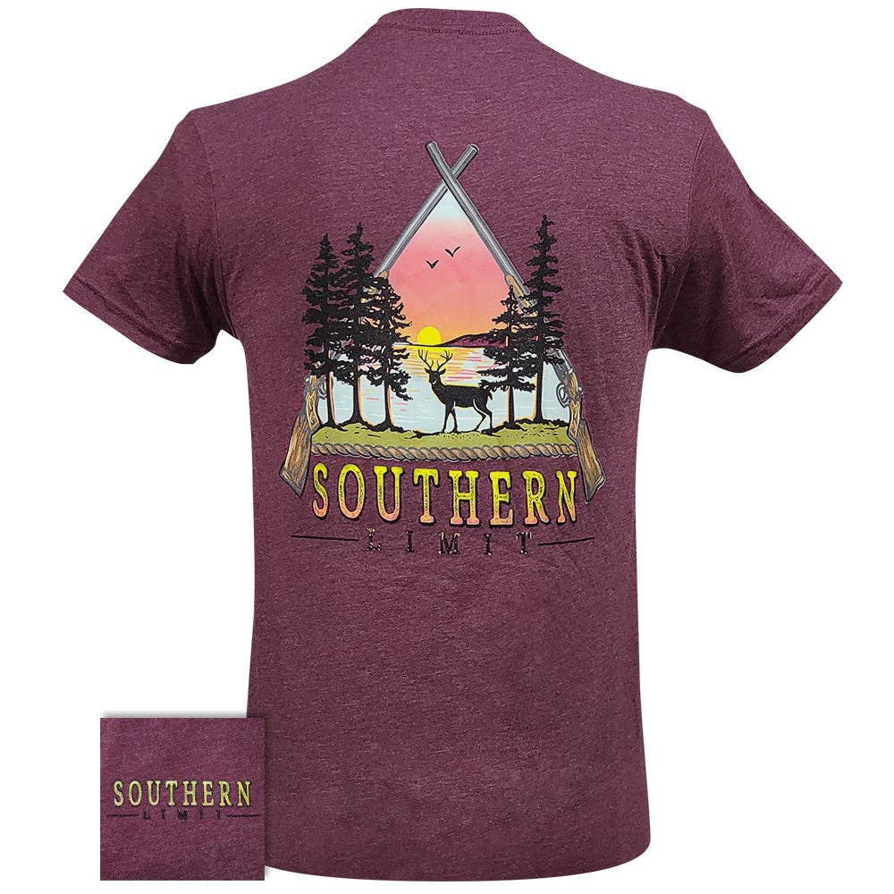 Southern Limit 104-Gun Triangle Mens Southern Graphic Tees