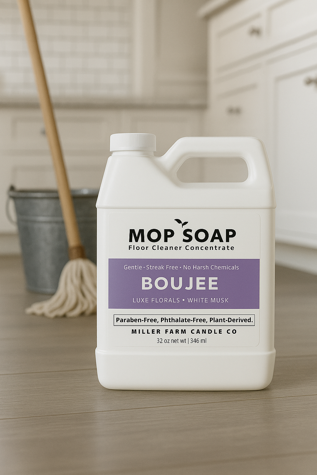 Mop Soap Concentrated Floor Cleaner – 32 oz, Multiple Scents