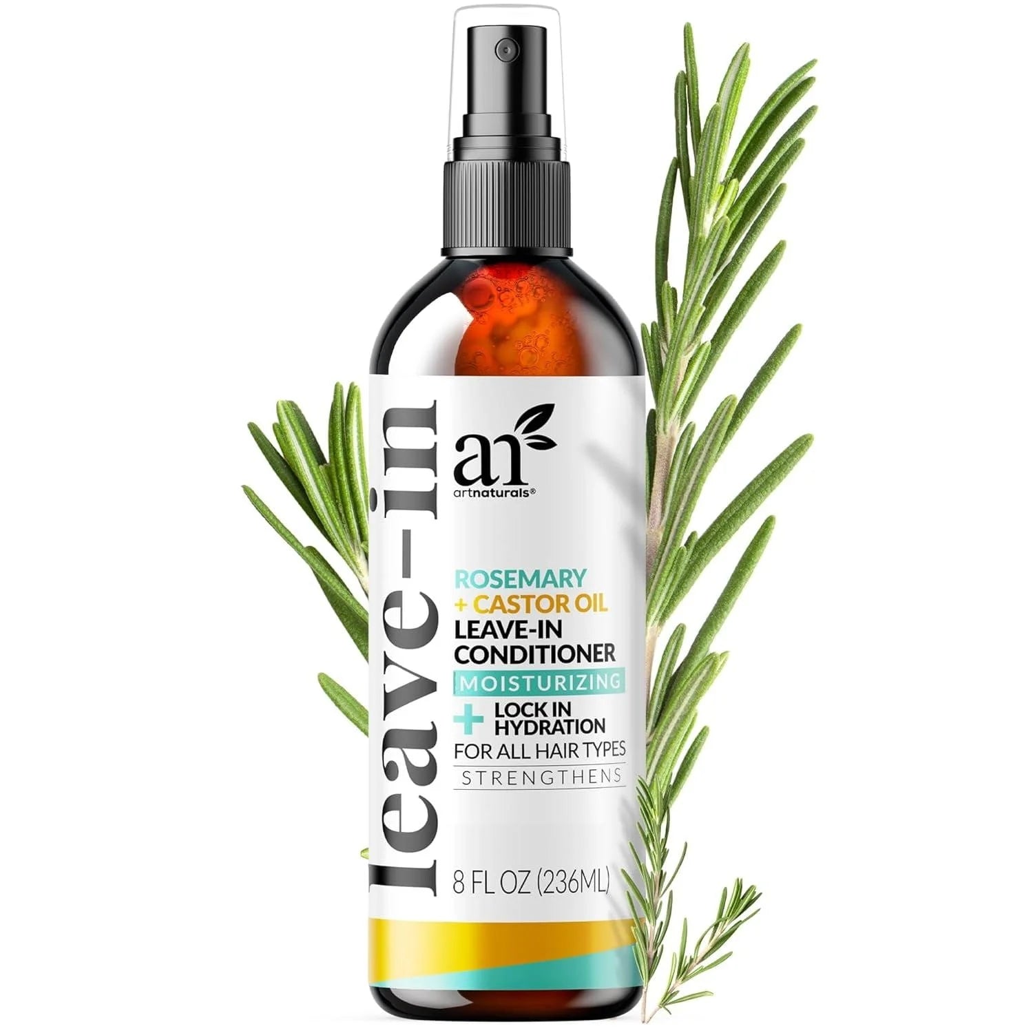 artnaturals Leave in Conditioner  Rosemary + Castor Oil  8 fl oz (236.5 ml)